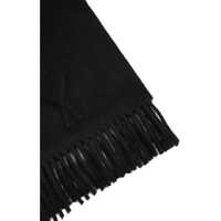 Esarfe pentru Barbati - Esarfe AMI Paris Embossed Ami De Coeur Scarf BLACK Barbati (BM 19100768) - B-mall.ro