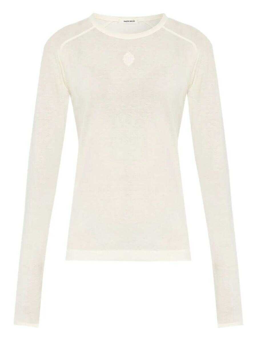 Topuri BY MALENE BIRGER By Malene Birger Tops Z SOFT WHITE Femei (BM 19100895) 1