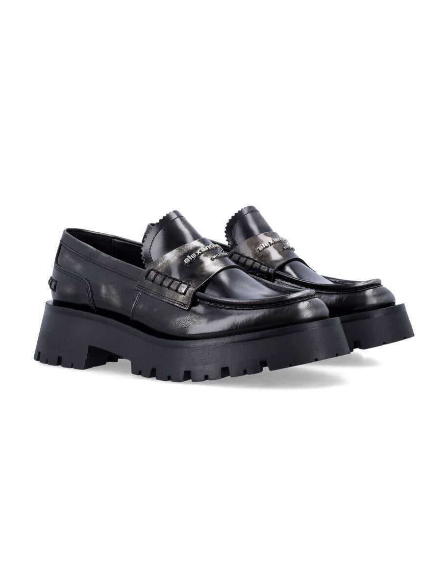 Pantofi cu toc Alexander Wang Alexander Wang Two-Tone Leather Loafers Multicolor Femei (BM 19101366) 2