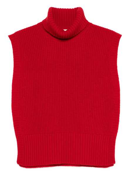 Pulovere Davantino Davantino Wool Turtle-Neck Sweater RED Femei (BM 19103271) 1