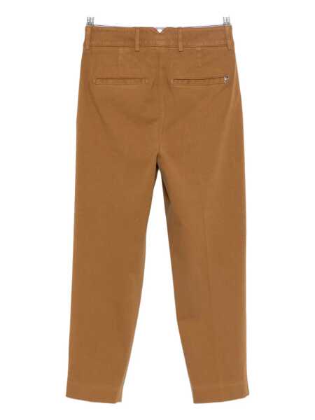 Pantaloni casual Dondup Dondup Brown Tania Pants In Cotton BROWN Femei (BM 19103337) 2
