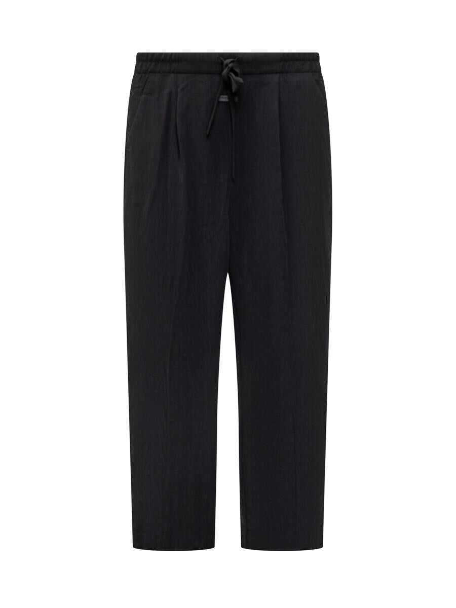 Pantaloni FEAR OF GOD Fear Of God Fear Of God Drawstring Pants Black Barbati (BM 19103553) 1