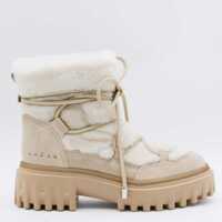 Bocanci Hogan Cream Boots Femei