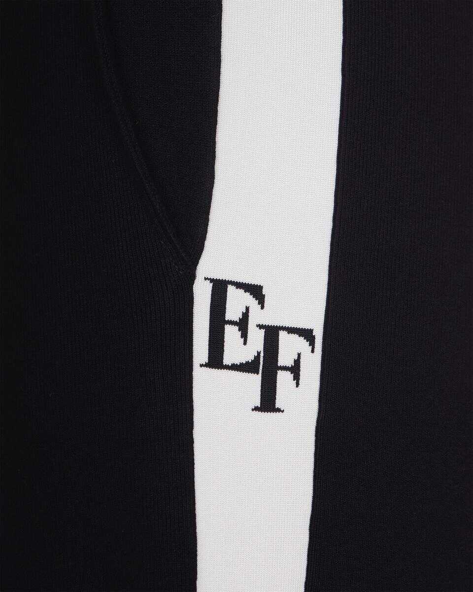 Pantaloni casual Elisabetta Franchi Elisabetta Franchi Pants NERO/MILK Femei (BM 19104267) 3