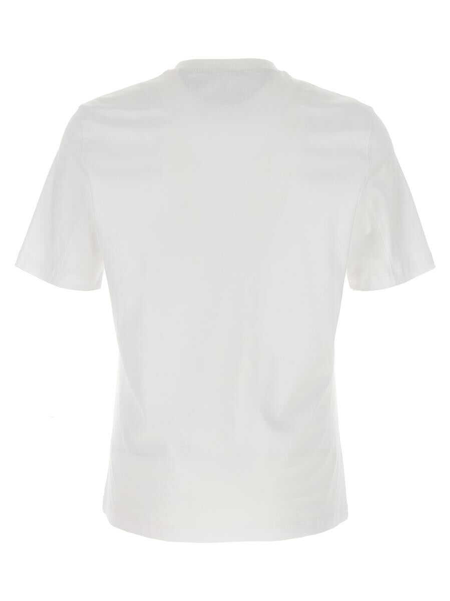 Tricouri Brunello Cucinelli Brunello Cucinelli Printed T-Shirt  WHITE Barbati (BM 19104336) 2