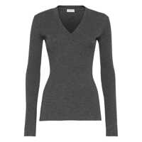 Pulovere Brunello Cucinelli Wool V-Necked Sweater Femei