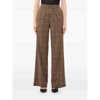 Pantaloni casual Liu Jo Gingham Check Flare Trousers Femei