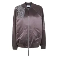 Bomber jacket Blumarine Bomber Jacket With Crystal Embellishments Femei