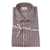 Mazzarelli Camicie COTTON STRIPED SLIM FIT SHIRT Brown