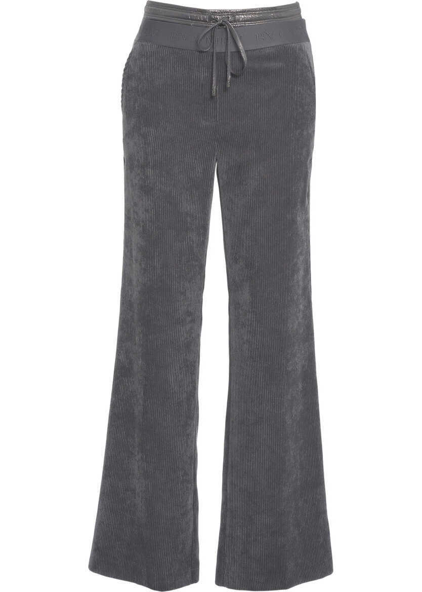 Pantaloni casual Cambio Corduroy pants Ava Grey Femei (BM 19106495) 1