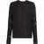 Thom / Krom Sweater with destroyed look Black