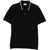 Alexander McQueen Polo Shirt With Logo On The Collar BLACK