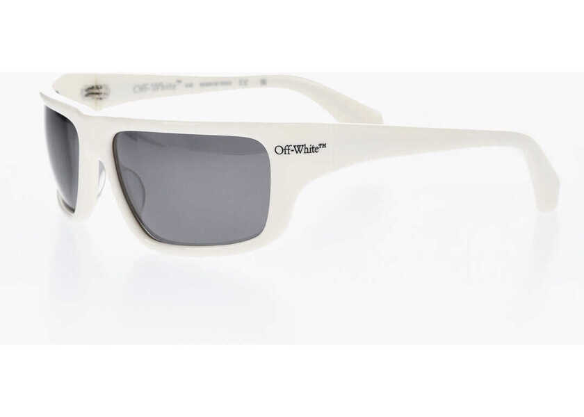 Ochelari de soare Off-White Solid Color Bologna Biker Sunglasses White Femei (BM 19106696) 2