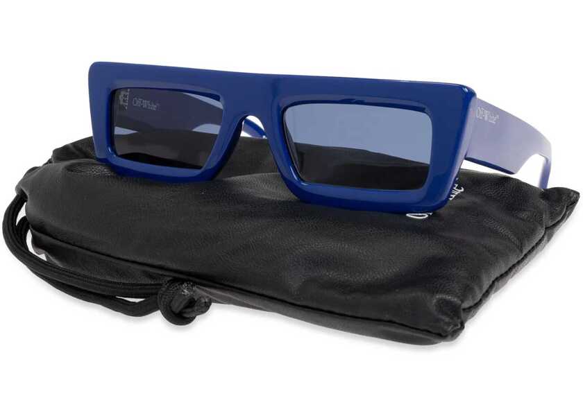 Ochelari de soare Off-White Solid Color Ontario Shield Sunglasses Blue Femei (BM 19106732) 3