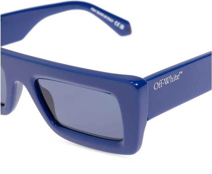 Ochelari de soare Off-White Solid Color Ontario Shield Sunglasses Blue Femei (BM 19106732) 4
