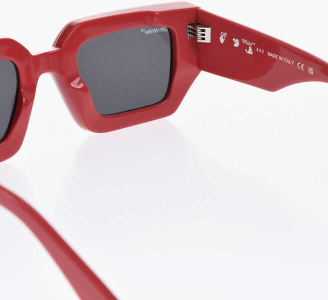 Ochelari de soare Off-White Contrasting Detailed Francisco Rectangular Sunglasses Pink Femei (BM 19106789) 3