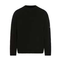 Pulovere C.P. Company Black Cotton Knitwear Barbati