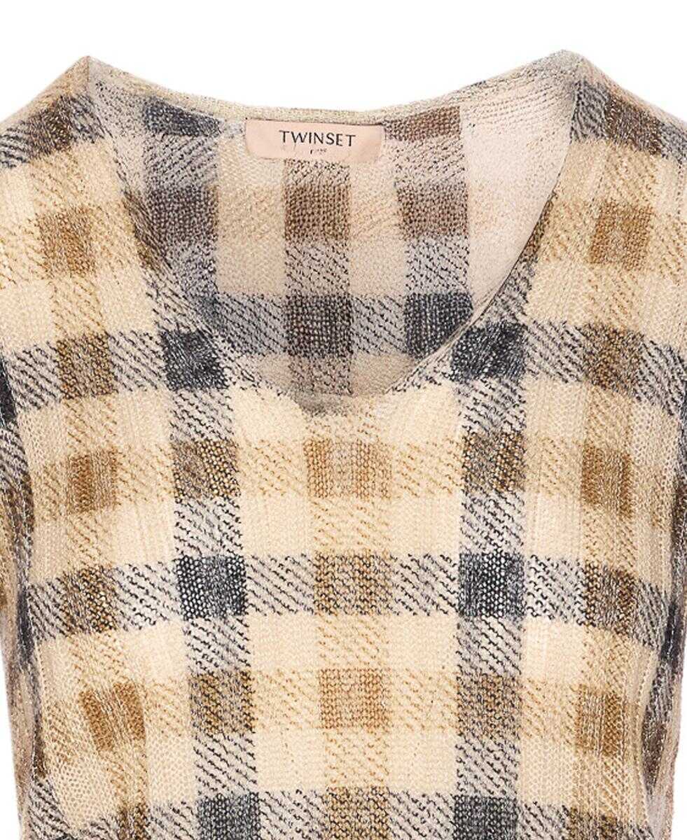 Pulovere TWINSET Twinset Sweaters BROWN Femei (BM 19108299) 4