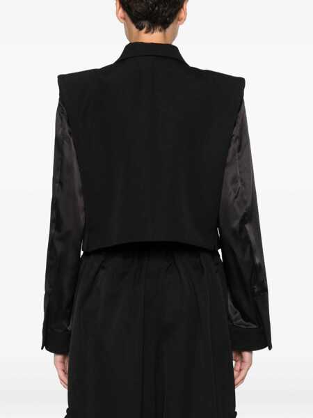 Geci NOIR KEI NINOMIYA Noir Kei Ninomiya Vests Black Femei (BM 19108764) 4