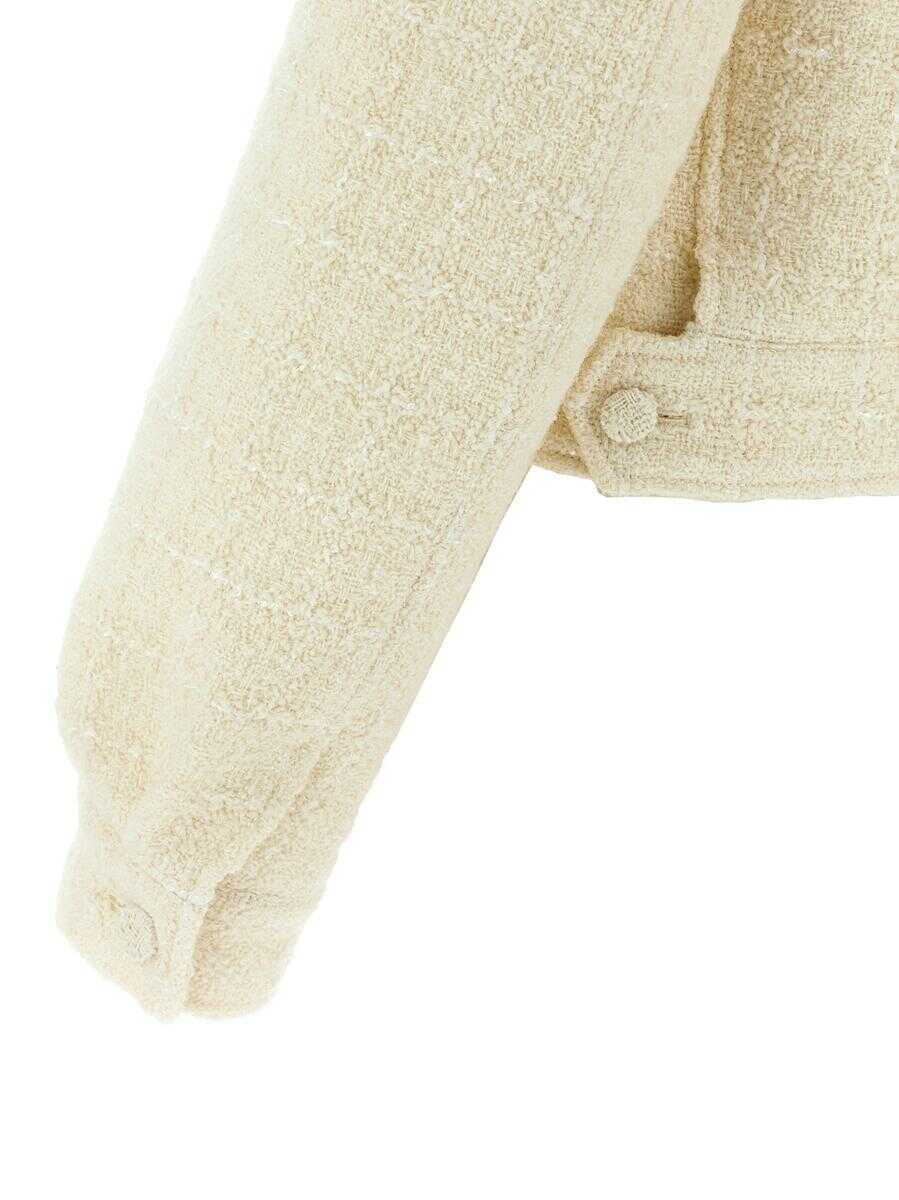 Geci Givenchy Givenchy Military Blazer WHITE Femei (BM 19110576) 4