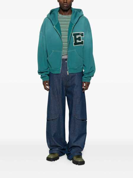 Pulovere ERL Erl Sweatshirts GREEN Barbati (BM 19111257) 2