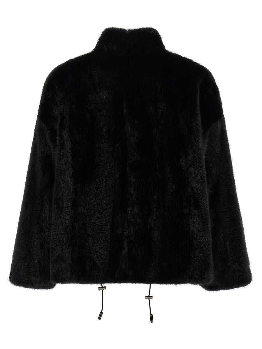 Geci SIMONETTA RAVIZZA Simonetta Ravizza Urra Bomber Jacket Black Femei (BM 19111281) 2