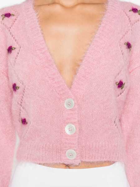 Pulovere Alessandra Rich Alessandra Rich Sweatshirt PINK Femei (BM 19111305) 5