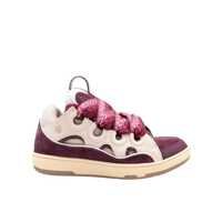 Sneakers Lanvin Leather, Fabric, And Suede Sneakers Femei