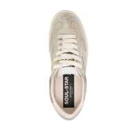 Sneakers Golden Goose Dama - Sneakers Golden Goose Soul-Star Grey Low Top Sneakers With Logo Patch On The Tongue And Metallic Heel Tab In Suede Woman GREY Femei (BM 19111824) - B-mall.ro