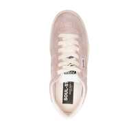 Sneakers Golden Goose Dama - Sneakers Golden Goose Soul-Star Pink Low Top Sneakers With Metallic Heel Tab In Suede Woman PINK Femei (BM 19111827) - B-mall.ro