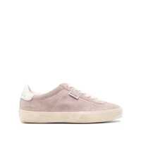 Sneakers 'Soul-Star' Pink Low Top Sneakers With Metallic Heel Tab In Suede Woman Femei
