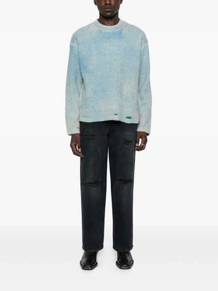 Blugi REPRESENT Represent Represent Jeans Wide Fit Destroyed BLUE Barbati (BM 19113528) 2