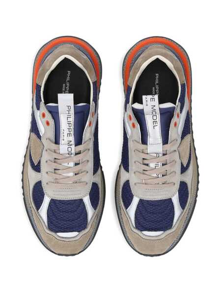 Sneakers Philippe Model Philippe Model Sneakers 2 NUBUCK RESAU POPBLEU GRIS Barbati (BM 19113957) 3