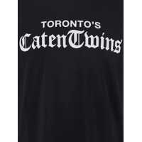 Tricouri DSQUARED2 pentru Barbati - Tricouri DSQUARED2 Black Crewneck T-Shirt With Logo Printed On The Front In Cotton Man Black Barbati (BM 19114809) - B-mall.ro