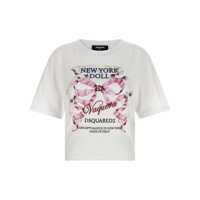 Tricouri DSQUARED2 T-Shirt Capsule Vaquera X Dsquared2 Femei