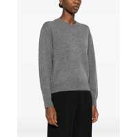 Imbracaminte DUNST Dama - Pulovere DUNST Grey Crewneck Sweater With Ribbed Trims In Cashmere Woman GREY Femei (BM 19115154) - B-mall.ro