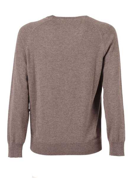 Pulovere casual Kangra CREW NECK SWEATSHIRT Brown Barbati (BM 19115571) 2