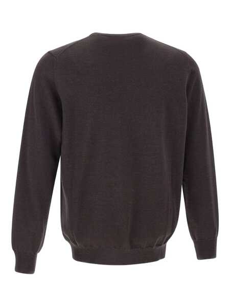 Pulovere Kangra BASIC CREW NECK SWEATER Brown Barbati (BM 19115574) 3