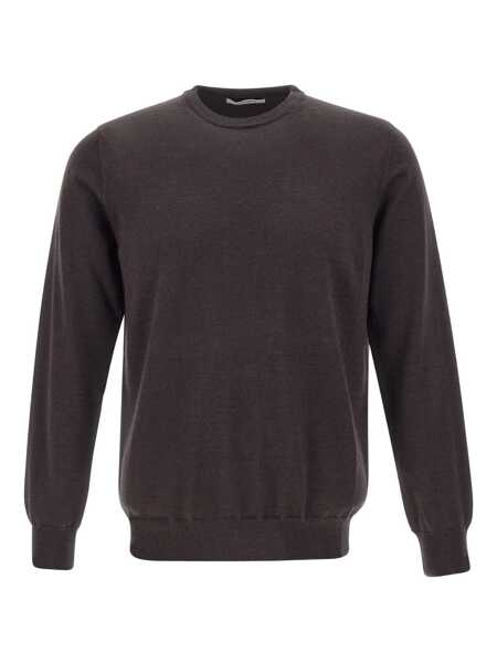 Pulovere Kangra BASIC CREW NECK SWEATER Brown Barbati (BM 19115574) 1