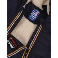 Geci de iarna pentru Baieti - Geci de iarna K-WAY KIDS E. LE VRAI 4.0 SNOTTY ORSETTO DOWN JACKET Blue Baieti (BM 19115643) - B-mall.ro