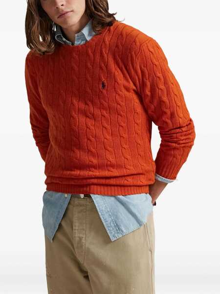 Pulovere Ralph Lauren Wool and cashmere sweater Orange Barbati (BM 19115907) 3