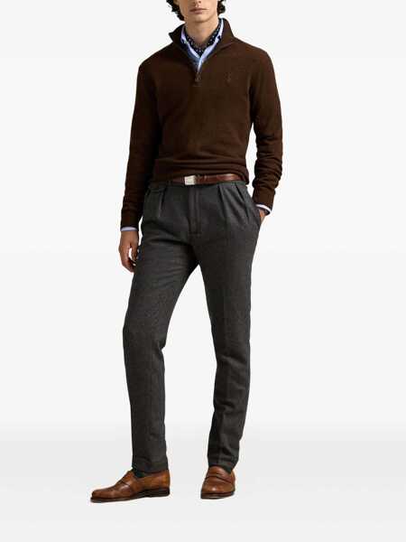 Pulovere Ralph Lauren Wool sweater with zipper Brown Barbati (BM 19115946) 2