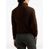 Pulovere Ralph Lauren pentru Barbati - Pulovere Ralph Lauren Wool sweater with zipper Brown Barbati (BM 19115946) - B-mall.ro