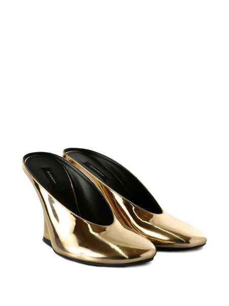 Pantofi cu toc Givenchy Sculpted 95 mm heeled mule Gold Femei (BM 19116072) 2