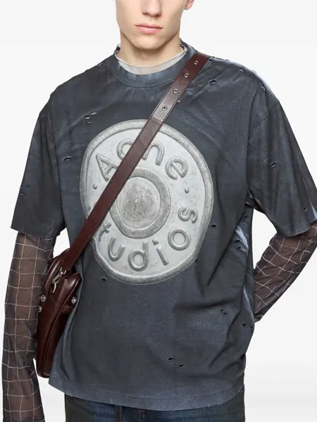 Tricouri Acne Studios T-shirts Black Femei (BM 19116207) 5