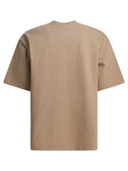Tricouri AURALEE Cotton T-shirt Beige Barbati (BM 19116231) 2