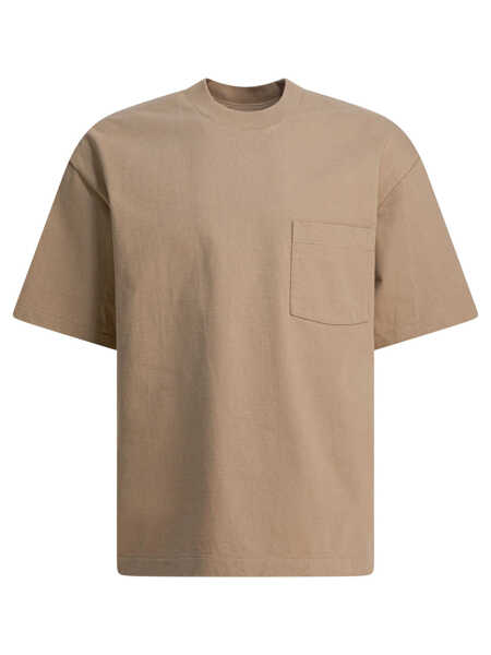 Tricouri AURALEE Cotton T-shirt Beige Barbati (BM 19116231) 1