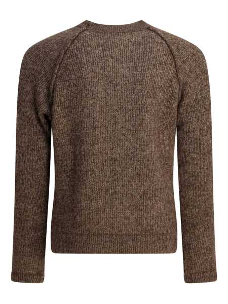 Pulovere RAKKI Wool crew neck sweater Brown Barbati (BM 19116435) 1