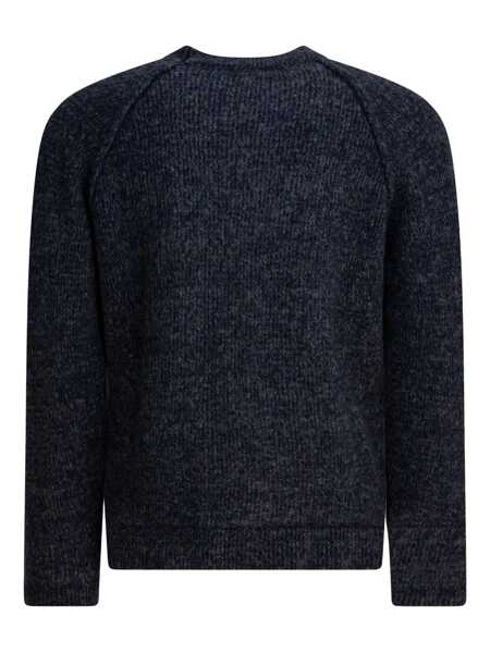 Pulovere RAKKI Wool crew neck sweater Blue Barbati (BM 19116459) 2