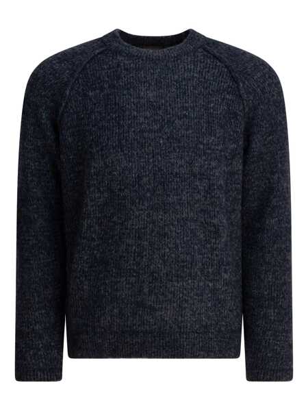 Pulovere RAKKI Wool crew neck sweater Blue Barbati (BM 19116459) 1